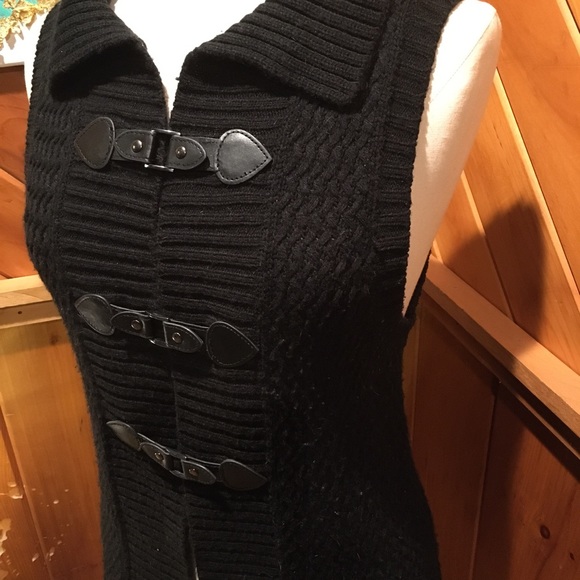 Black Sweater Vest - Picture 2 of 3